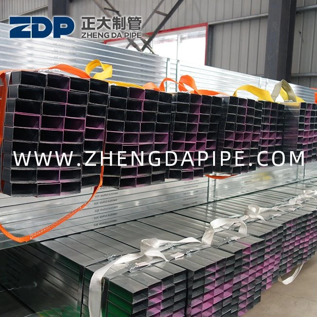 20X40 200X400 Pre Galvanzied rétthyrnd pípa